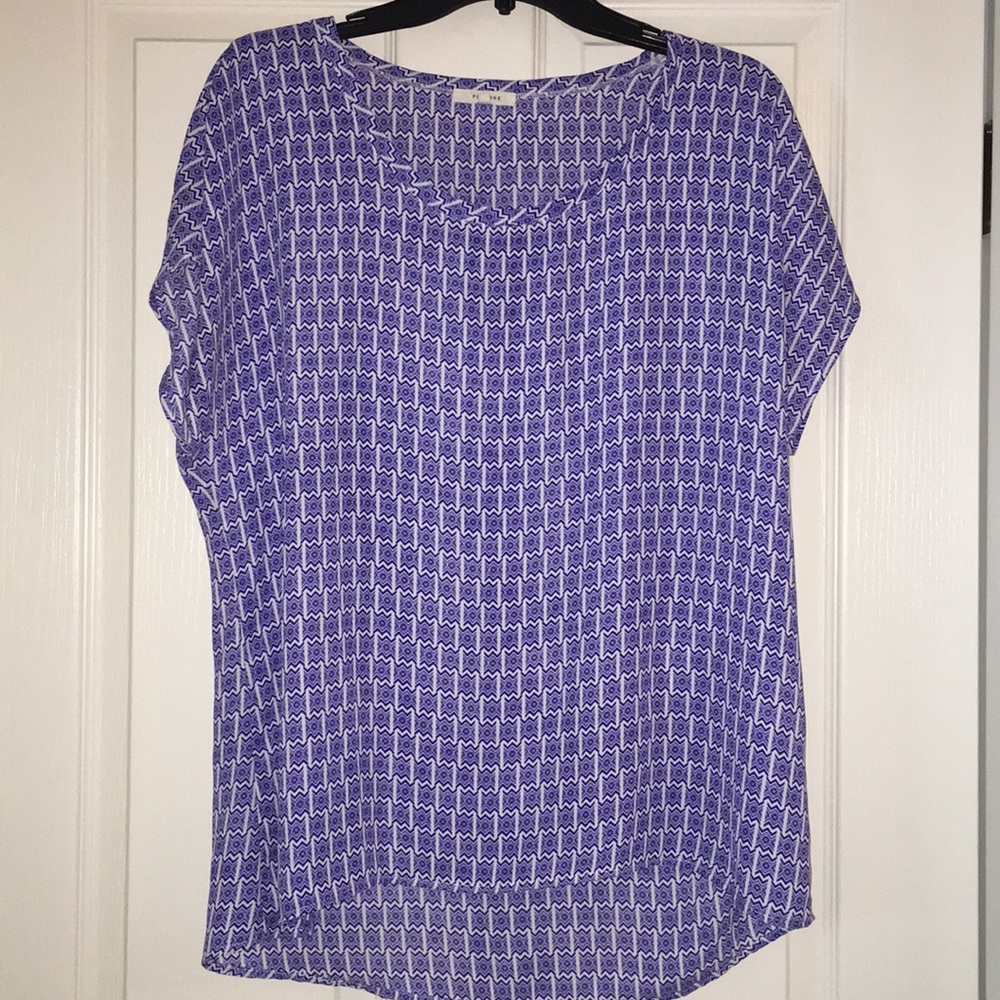 Pleione Cap Sleeve Blouse - Like new!!